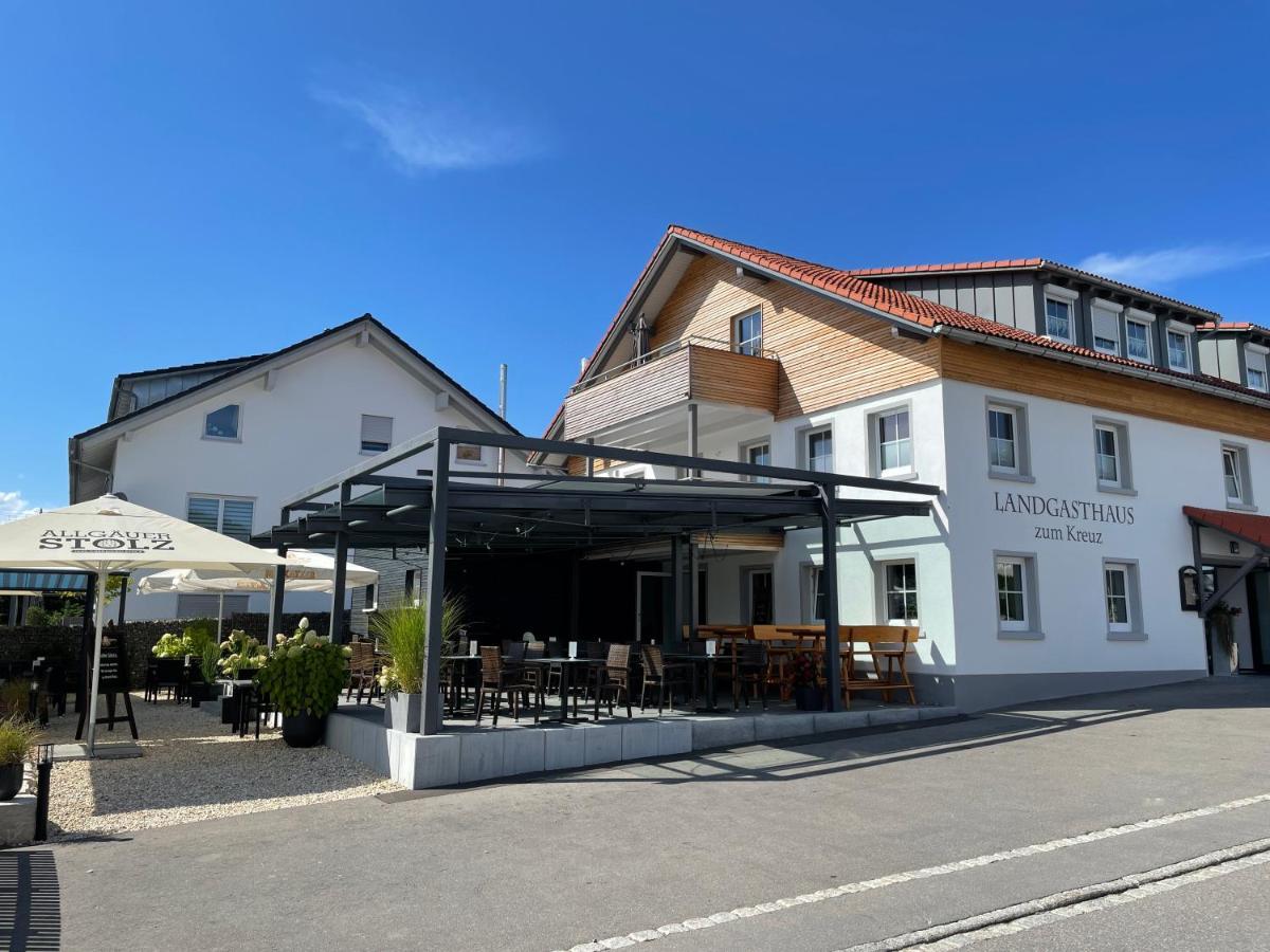 Landgasthaus Zum Kreuz Gbr Isny im Allgau Luaran gambar